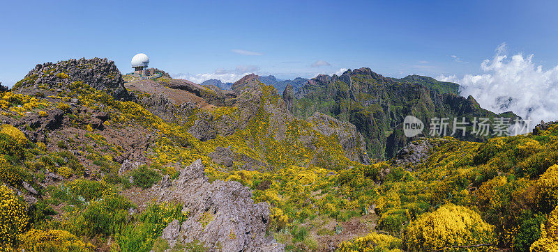 PR1 Pico do Arieiro山峰葡萄牙马德拉